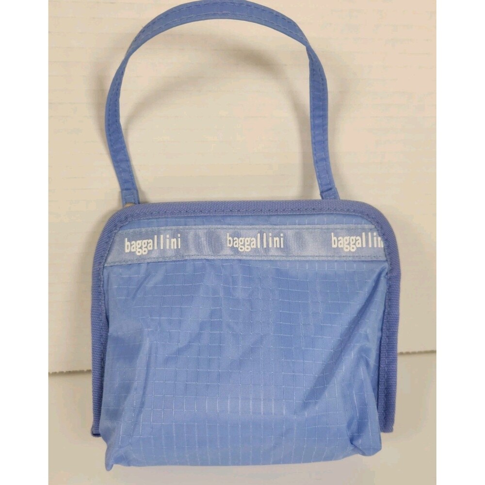 Baggallini Zip-out Cosmetics Organizer Clutch Travel Purse Blue